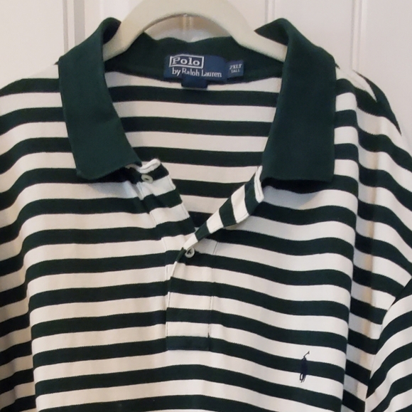 2XL TALL RALPH LAUREN STRIPED POLO SHIRT - Picture 6 of 6